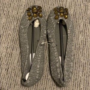 NWT Loft slippers with jewels
